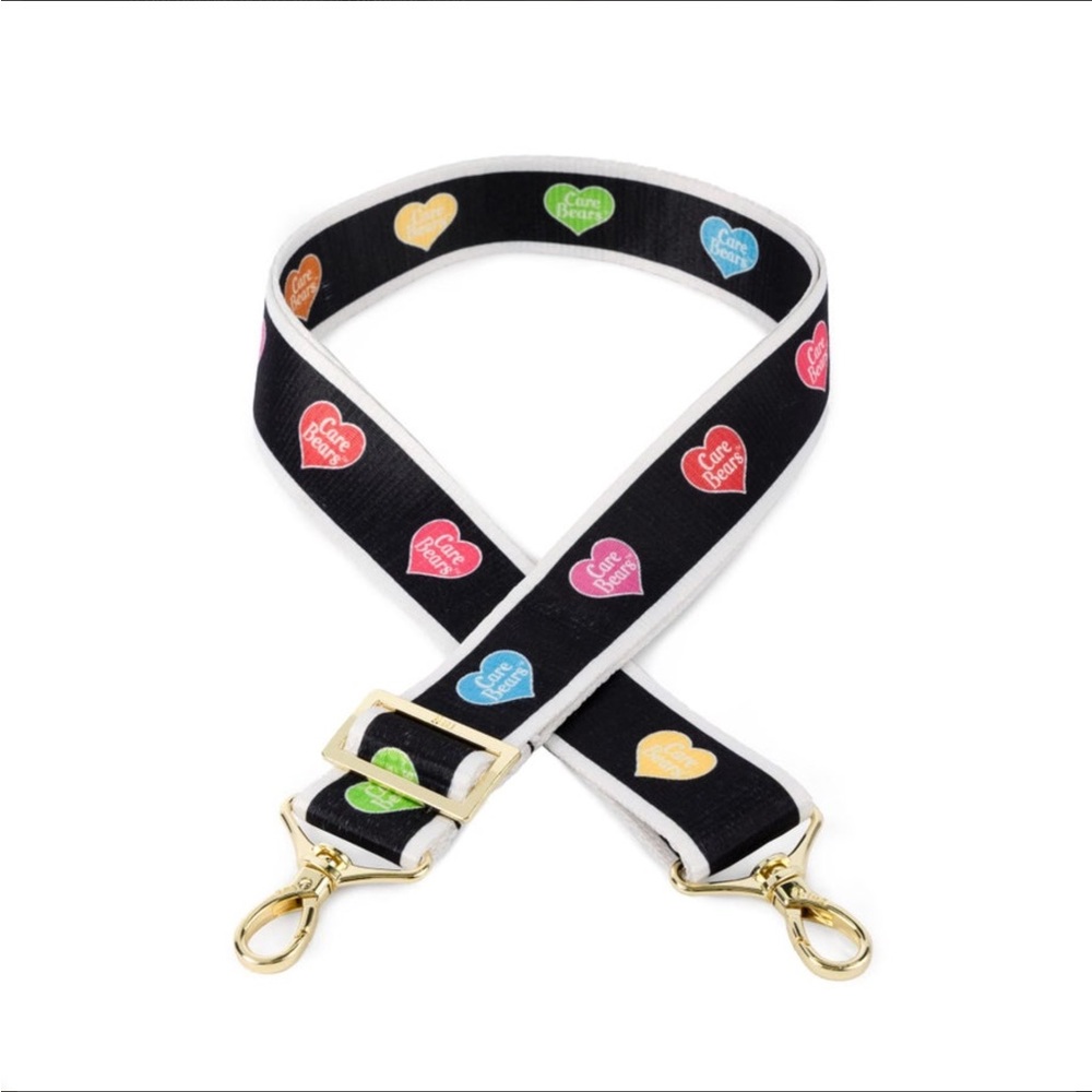Lug Care Bears X Lug 1.5" Classic Webbed Strap Hearts Black
